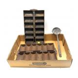 Lot: Cast Iron lead molds and lead pour