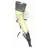 Lot: Powder Horn with stand