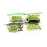 Lot: 4 bags of assorted cartridges, includes