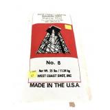 25 Lb Bag of No. Lead shot - NO SHIPPING