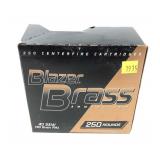 Box of .40 S&W 180-grain FMJ Blazer brass