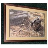 Framed Wildlife print, signed, numbered, framed