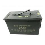 Metal ammunition can