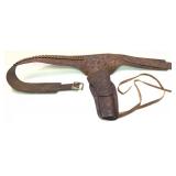 Embossed Leather holster on matching cartridge