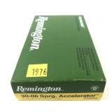 Box of .30-06 SPRG 55-grain PSP Remington