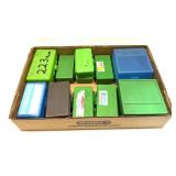 Lot: Plastic cartridge Cases