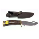 Buck 191 Hunting knife with leather sheath