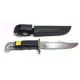 Buck 119 Hunting knife with leather sheath