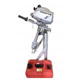 Honda 4-stroke 2.5 hp outboard motor w/gas tank