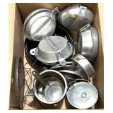 Lot: assorted camp ware- includes mess kits,
