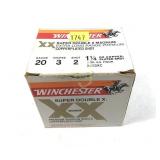 Box of 20 Ga. 3" No. 2 Winchester shotshells,
