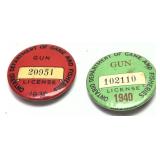 Lot: 1939 and 1940 Ontario Dept. of Game and