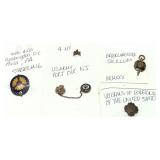 Lot: Assorted Military pins, includes Sterling