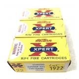 Lot, 150 rounds of .22 LR Winchester cartridges,
