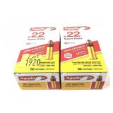 Lot, 100 rounds of .22 LR Aguila cartridges,