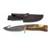 Buck 191 Hunting knife with leather sheath