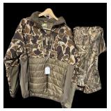 Lot: Drake Waterfowl Jacket size L with pants