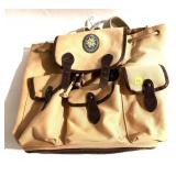 Canvas backpack with Patch