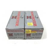 x2- Bricks of .22 LR hollow point Winchester