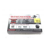 Box of  Winchester 12 Ga. 2.75" rifled hollow