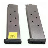 Lot: 2 Stainless Magazines