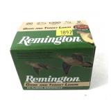 Box of 20 Ga. 2.75" No. 8 Remington game and