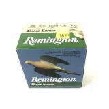 Box of 20 Ga. 2.75" No. 7.5 Remington game loads,
