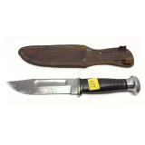 Vintage Ka-Bar hunting knife - 9" overall length