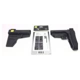 Lot: 2 AR Pistol Braces and Glock MOS Adapter Set