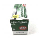 Box of .357 Mag. 125-grain semi-jacketed hollow