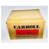 Box of .45 Cal. 200-grain semi-wadcutter bevel