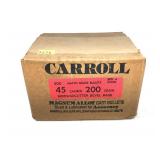 Box of .45 Cal. 200-grain semi-wadcutter bevel