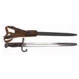 Argentino M1909 Bayonet with matching scabbard