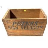 Peters Wooden Ammo Crate -