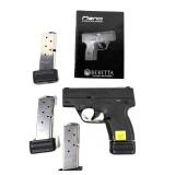 Beretta Model BU9- Nano 9mm Pistol, 3" Barrel