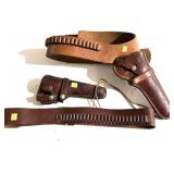 Lot: Leather Cartridge Belt with 6" barrel