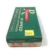Box of .22-250 REM 55-grain PTD soft point