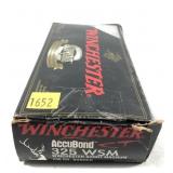 Box of .324 WSM 200-grain bonded Accubond