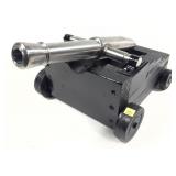 Stainless Cannon on wooden carriage- 16" barrel,