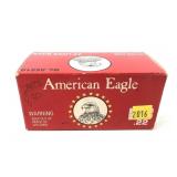 Brick of .22 LR American Eagle cartridges,
