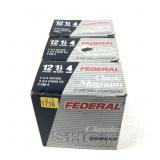 x3- Boxes of 12 Ga. 2.75" No. 4 Federal Classic