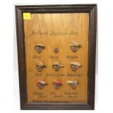 Framed Northwest Steelhead Flies, by Tony Hill-