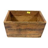 Western Wooden Ammo Crate,
