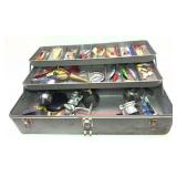 Vintage Falls City My Buddy tackle box with