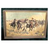 Fredrick Remington Framed Print, 22.5" x 31"