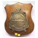 U.S. Atlantic Fleet brass plaque