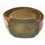 Central & Union Pacific Railroad Co. Belt buckle