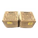x2- Vintage boxes of .45 Cal. 1911 Ball Western
