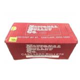 Box of National Bullet Co. .38 Cal. 15-grain RN