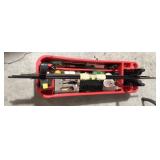 Lot: Gun Sled with gun cleaning tools/ accessories